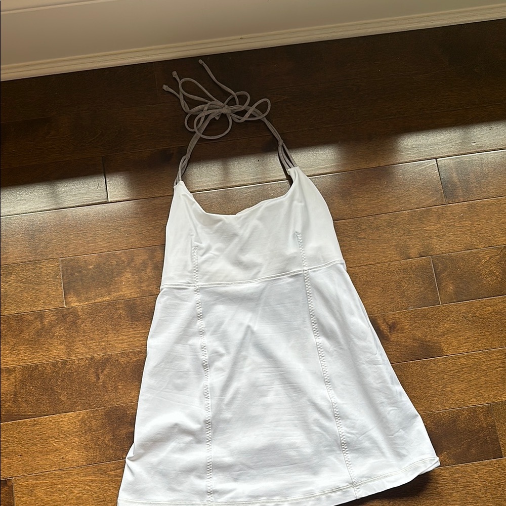 Lululemon White Halter Dress